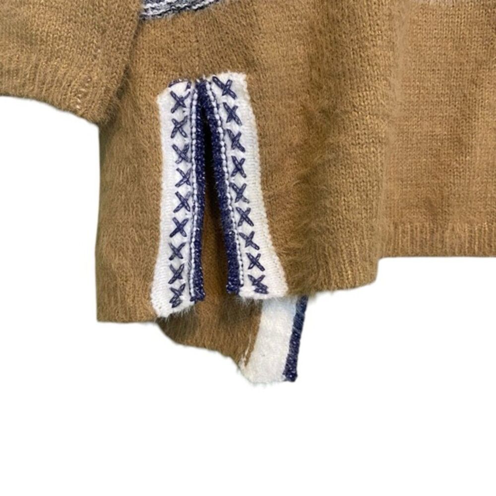 Fate Siana Stitch Hooded Cardigan Sweater NWOT Size Small S - Picture 11 of 13